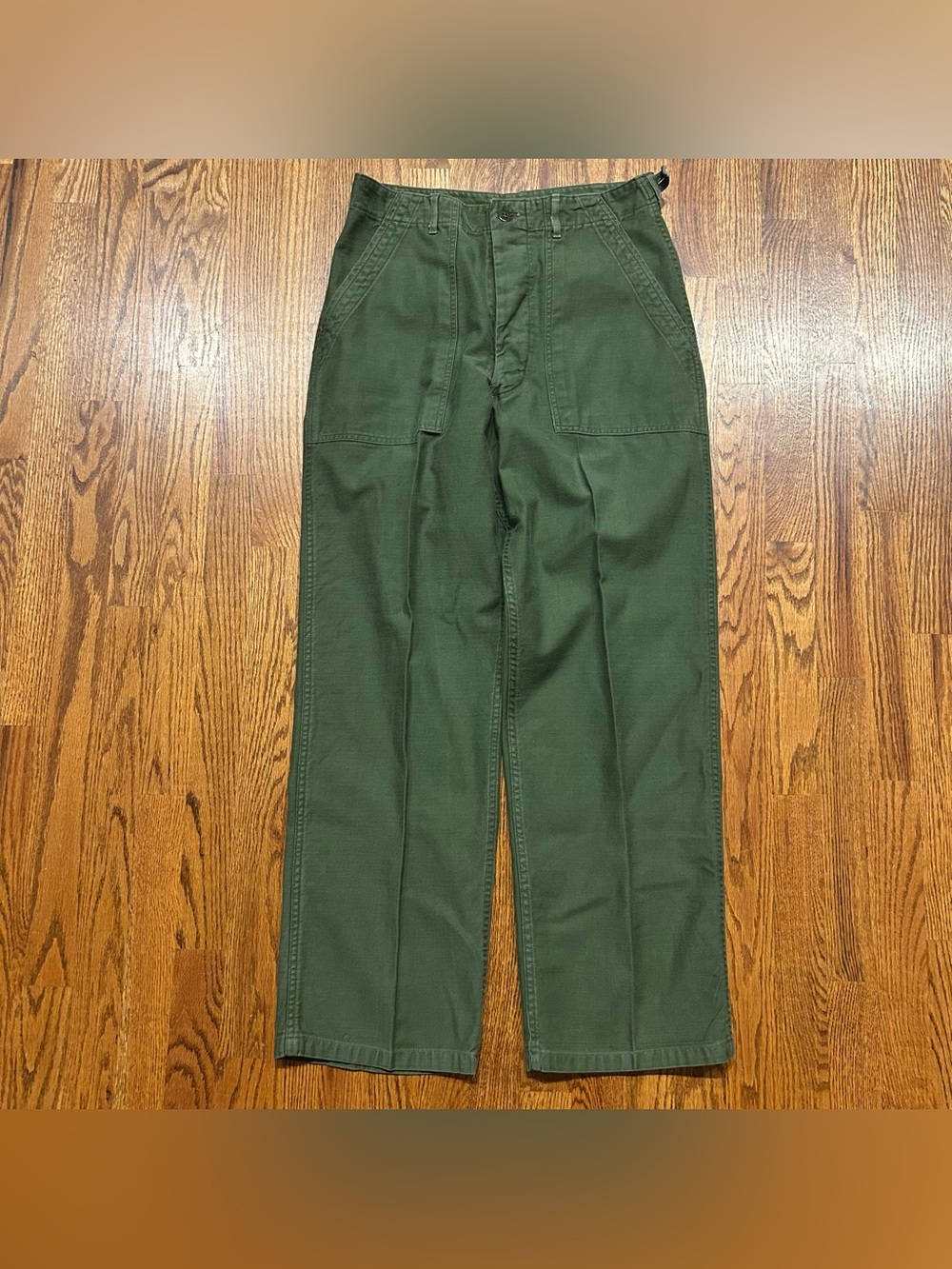 Vintage 60s 1st Pattern OG-107 Fatigue Pants Trouser Army Military Green 32x31